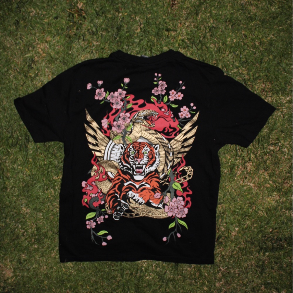 Rebel Vengeance Black Graphic tee